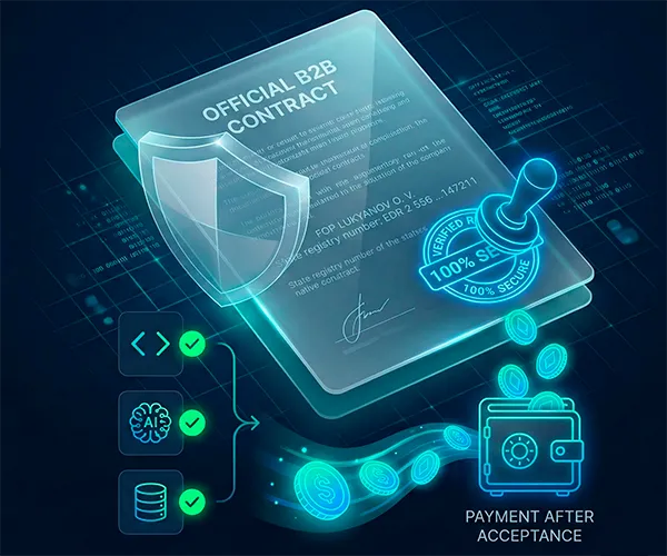 Официальный договор с печатью и подписью — Verified Result